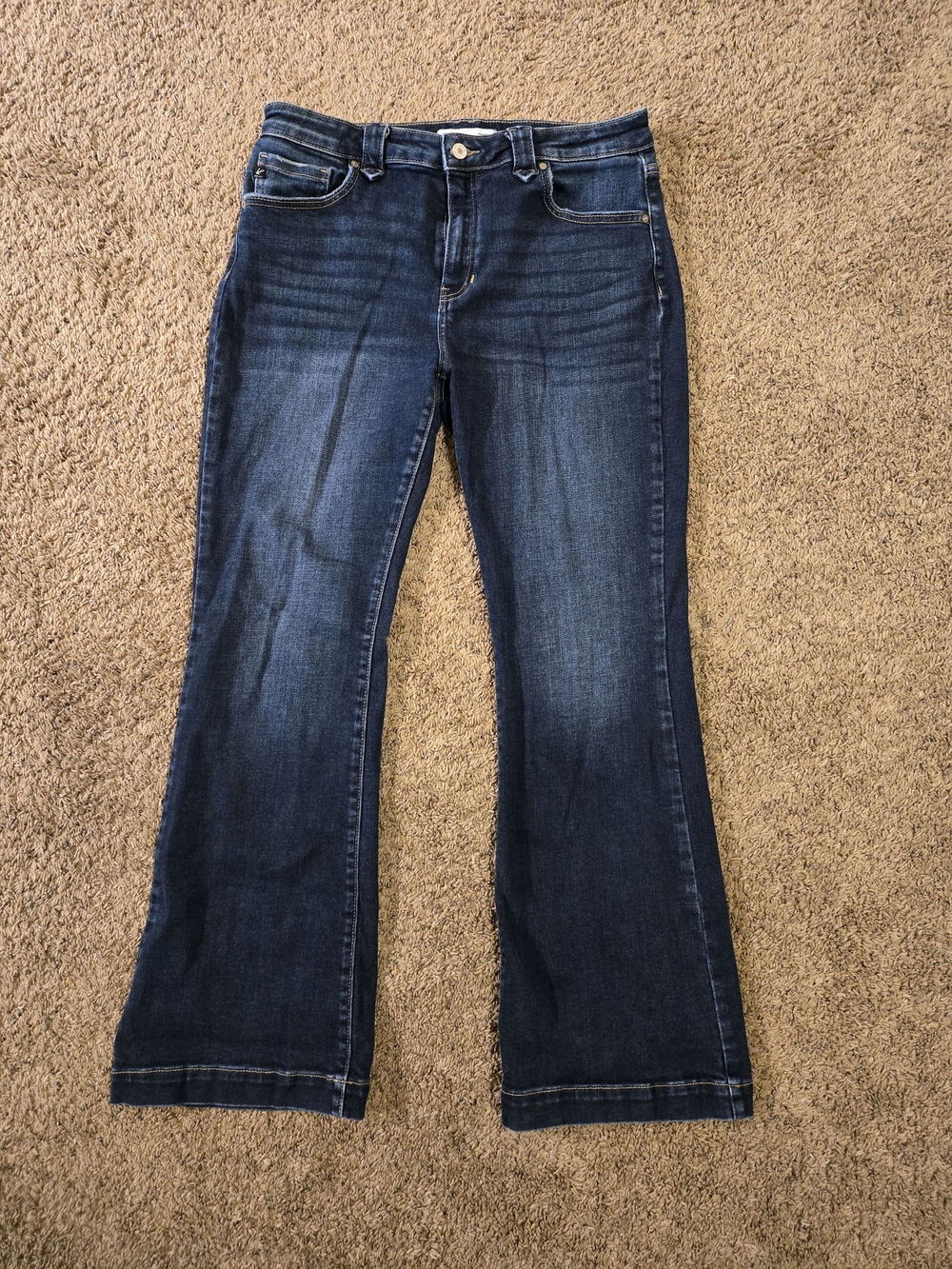 KanCan Dark Blue Flare Jeans